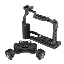 Aluminum Alloy  Magic Arm Camera Expansion Cage Kit Upgrade Elastic Double Head Alai Positioning 1/4 Turn 3/8 For Fuji XT20/XT30  And Ninja F5Pro