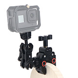 Upgraded Multi-functional Crab Clamp Anti-slip Anti-loosening  Gimbal Magic Arm Kit Elastic Double Head Alai Positioning 1/4 Turn 3/8 For Sony/Nikon/Canon Cameras