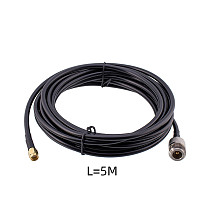 1m RG58 Antenna Extension Cable N Male to N Male RF Coaxial Adapter Cable for RFID Radio Frequency GNSS Receiver Cable Connector