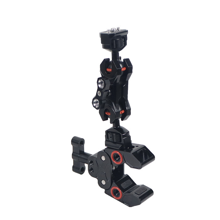 Upgraded Multi-functional Crab Clamp Anti-slip Anti-loosening  Gimbal Magic Arm Kit Elastic Double Head Alai Positioning 1/4 Turn 3/8 For GoPro13 Sony/Nikon/Canon Cameras