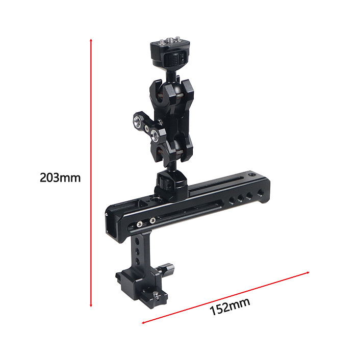 Universal Handle Magic Arm Kit Upgrade Elastic Double Head Alai Positioning 1/4 Turn 3/8  For SLR Micro  Protection Frame For Monitors  Astro Boy Ninja Fuweide F5Pro Sony A7C Fuji XT4  Camera