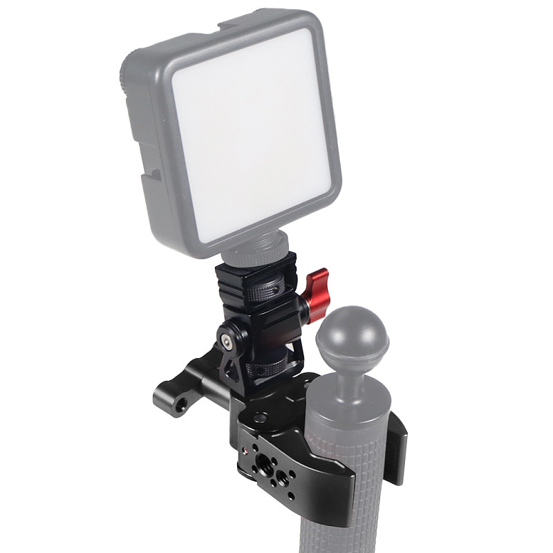 Crab Clamp SLR Camera Powerful Clip  Handle Adjustable  Gimbal Monitor Bracket For With 1/4 Threaded Hole Camera  Sony A7R3/ DJI Ronin RS 2