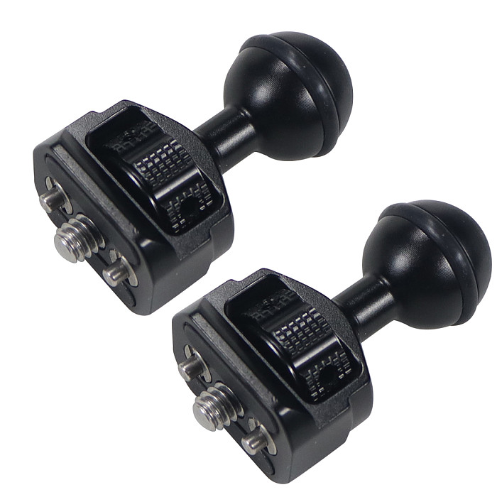 2PCS Dia 20mm Ballhead Magic Arm with 1/4 or 3/8 Allai positioning Screw  for A7C XT4 DSLR Camera Cage Rig Monitor Mount Bracket