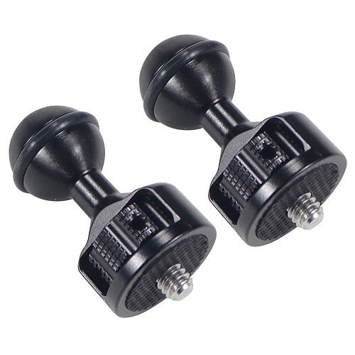 2PCS Dia 20mm Ballhead Magic Arm with 1/4 or 3/8 Allai positioning Screw  for A7C XT4 DSLR Camera Cage Rig Monitor Mount Bracket