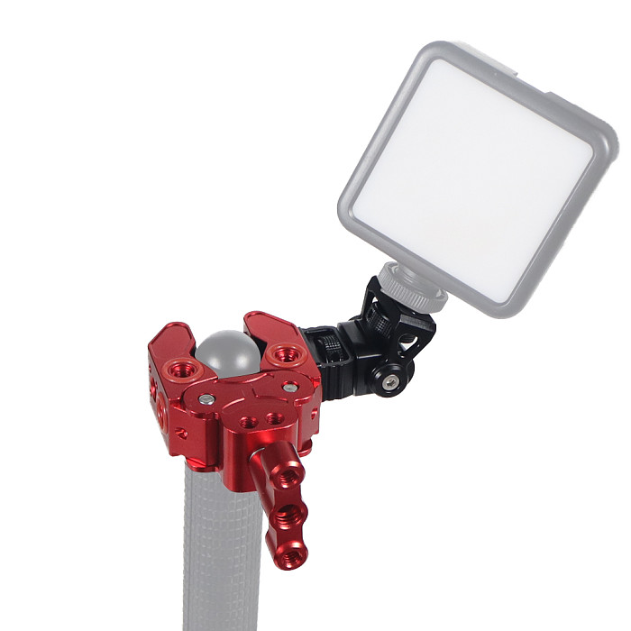 For GoPro13 Upgraded Anti-slip And Anti-loosening Tactical  Head Multi-Functional Crab Claw For 1/4 or 3/8 Threaded Holes Cameras