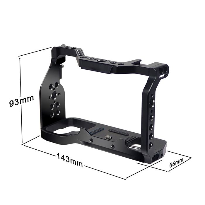 All-inclusive Expansion Cage With T-shaped Multi-purpose Hexagon Wrench Adjustment Monitor Bracket For Sony A7R3/A7C DJI