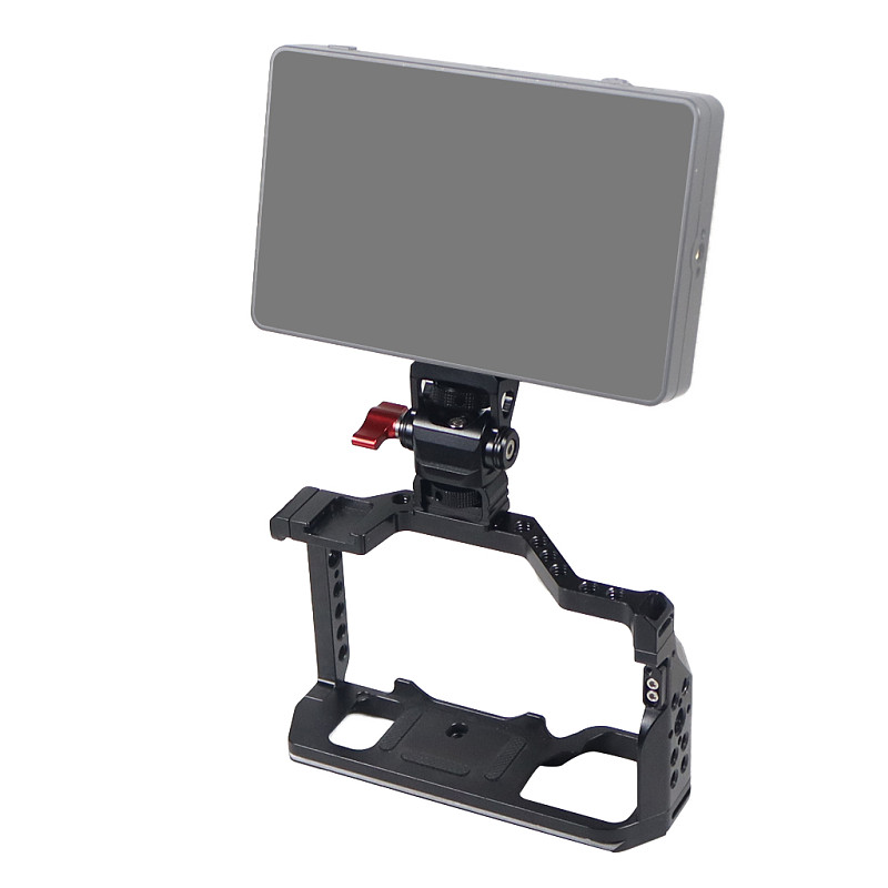 All-inclusive Expansion Cage With T-shaped Multi-purpose Hexagon Wrench Adjustment Monitor Bracket For Sony A7R3/A7C DJI