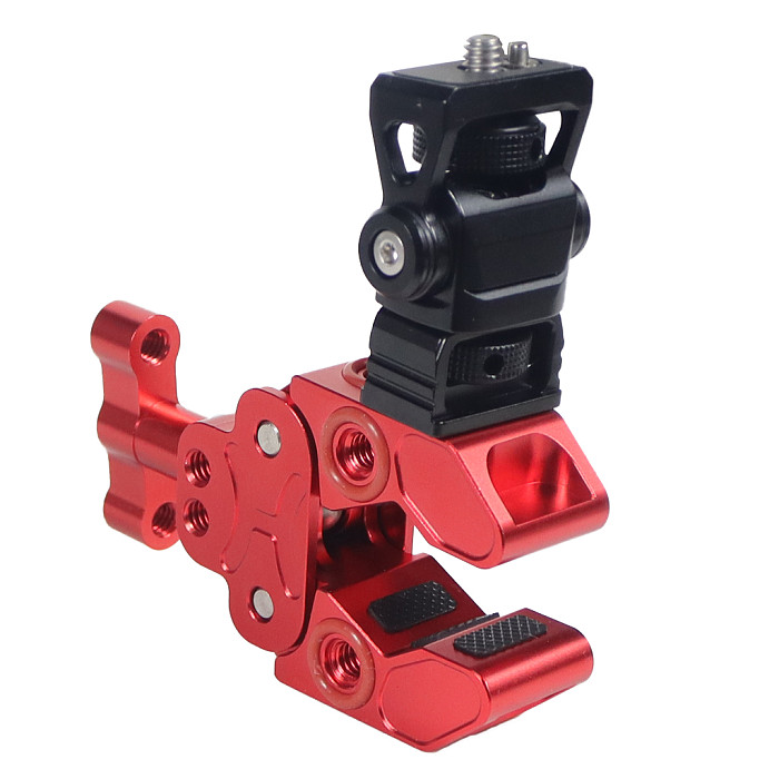 For GoPro13 Upgraded Anti-slip And Anti-loosening Tactical  Head Multi-Functional Crab Claw For 1/4 or 3/8 Threaded Holes Cameras