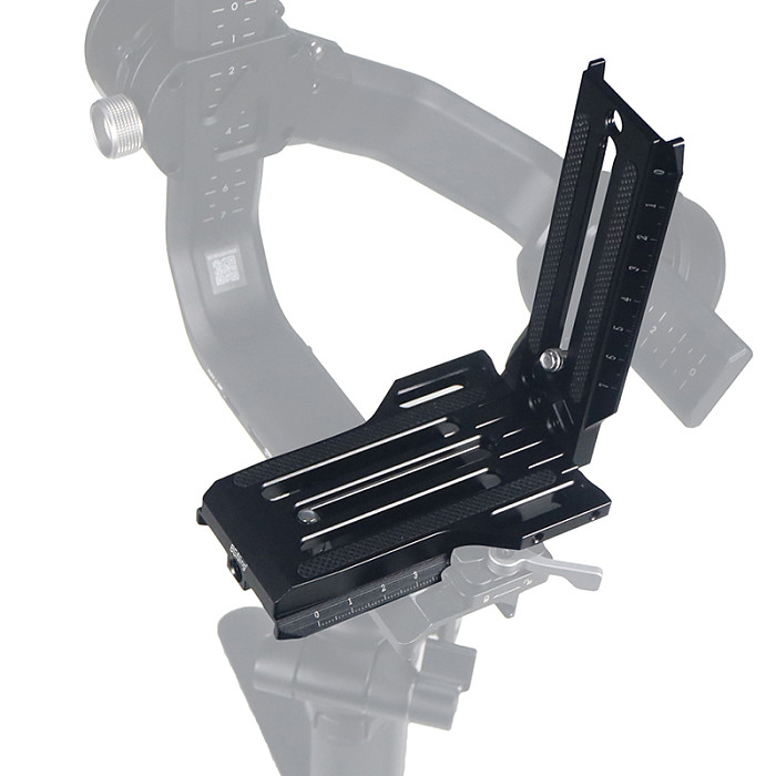 Upgraded L-shaped Vertical Quick Release Board Bottom Rubber Pad Anti-scratch For Zhiyun WEEBILL S Ronin RS2 RSC2 Yunhe 2 3/3S Stabilizer