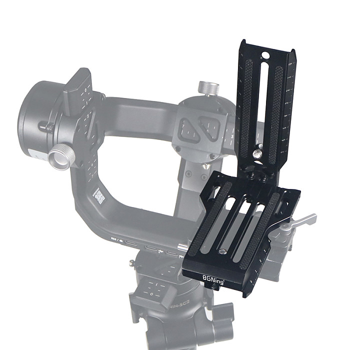 Upgraded L-shaped Vertical Quick Release Board Bottom Rubber Pad Anti-scratch For Zhiyun WEEBILL S Ronin RS2 RSC2 Yunhe 2 3/3S Stabilizer
