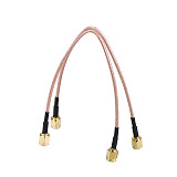 N male plug to N male plug RF Pigtail Jumper Cable RG142 20inch Double shield 20cm