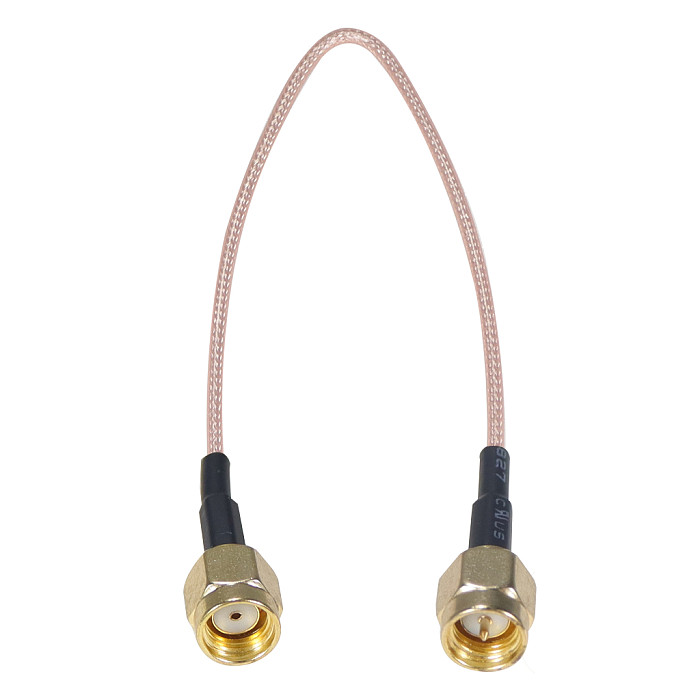 N male plug to N male plug RF Pigtail Jumper Cable RG142 20inch Double shield 20cm