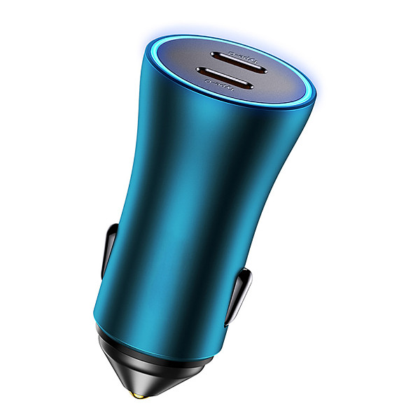 Baseus PD30W PRO Super Fast Charge Type C PD Charger Metal 5A Car Charger For iPhone QC3.0 car Charger