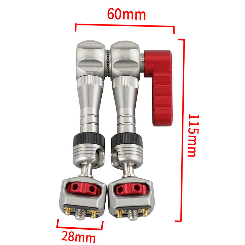 Aluminum Alloy Monitor Bracket Photography Universal Adjustment Arm With Alai Positioning Stainless Steel Ball Head For Camera