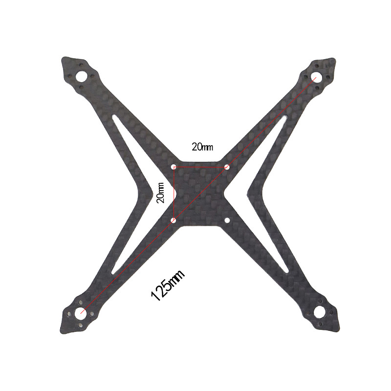 x3 V1 Crossover 3inch Quadcopter Drone Rack Plate for DIY RC Racing Drone Accessories