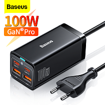 Baseus GaN 100W Desktop Charger Quick Charge 4.0 QC 3.0 PD USB-C Type C USB Fast Charging For MacBook Samsung iPhone Laptop