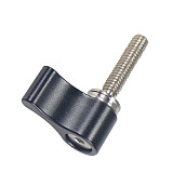 BGNING New Mini L-shaped One-word Adjustable Hand Screw M4*17 Rotation Radius 15mm CNC Aluminum Alloy Handle Photography Screw For Camera accessories