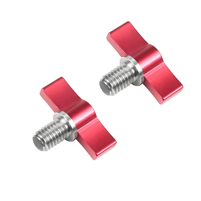 2Pcs T-Type 3/8 inch 14mm Wrench Screw  For Sports SLR Camera Photographic Equipment