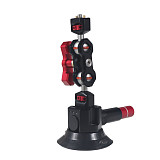 3-inch Car Photography Suction Cup Action Camera Bracket Powerful Hand Pump Vacuum  Expansion Accessories