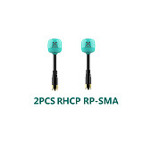 2PCS Foxeer Omni 5.75G 2.6DBI 4 Plus Mini Antenna RHCP LHCP SMA MMCX Right Straight RHCP UFL FPV Transmitter/Receiver For RC FPV
