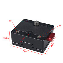 For Sony V-mount Battery Quick Release Plate Locking Plate Quick Release Plate Base SLR Camera Accessories Universal Tripod