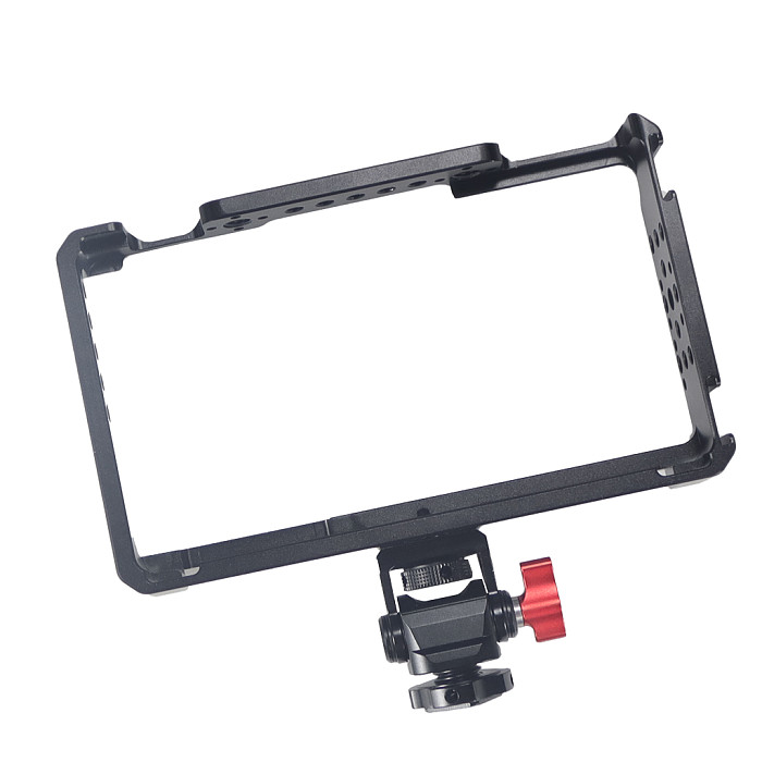 Monitor Cage Hot Shoe Adapter Cold Shoe Mount For Feelworld Lut 6 Monitor Cage