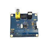 For RasPi / RPI HIFI DiGi+ Digital I2S Interface SPDIF Fiber Coaxial Board Digital Player Digi Sound Card For Raspberry Pi 4B/3B