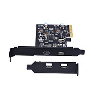 PCIE TO TYPE-C Expansion Card 10Gbps USB3.1 Type-C x 2 PCI-E Adapter Card Converter Controller Desktop Add On Cards ASM1142 Chip