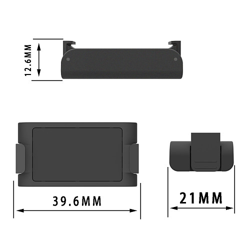 For DJI Osmo Action 2 camera Magnetic Adapter 1/4 interface Mount Bracket Adapter Anti-Drop for Osmo Action 2 Accessories