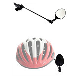 Bike Adhesive Rearview Mirror for Adults Bicycle Cycling Motorcycle Helmet with Crystal Clear View Bicycle Mirror Adjustable