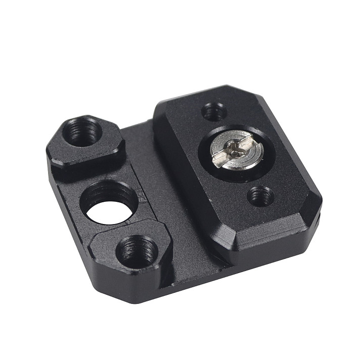 Metal Side Mount Plate with 1/4 3/8 Screw Hole, Arri Bracket for Zhiyun Crane 2S Handheld Gimbal Stabilizer, DIY Mount Extension