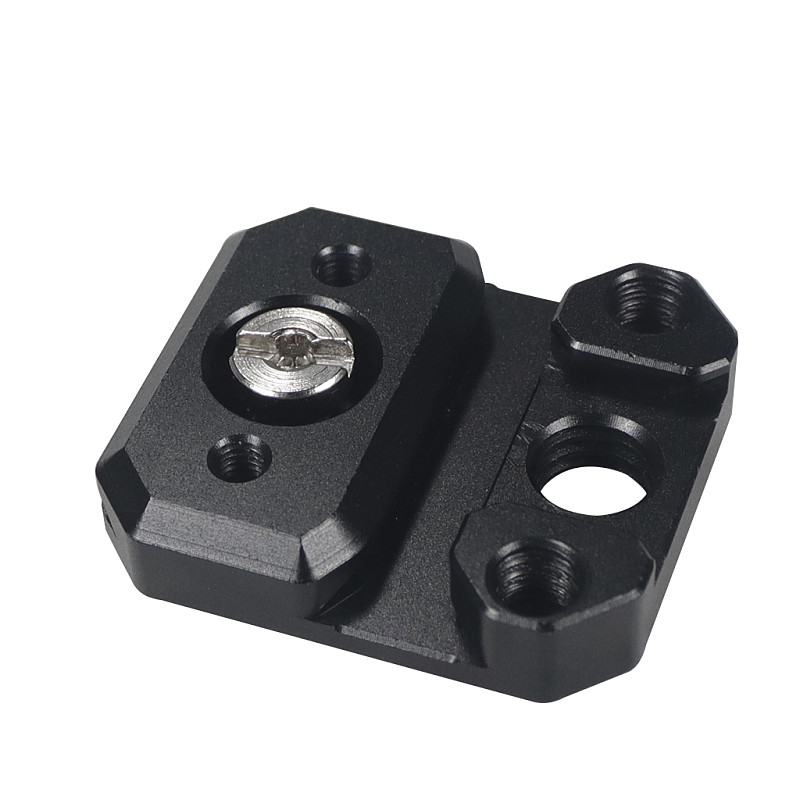 Metal Side Mount Plate with 1/4 3/8 Screw Hole, Arri Bracket for Zhiyun Crane 2S Handheld Gimbal Stabilizer, DIY Mount Extension