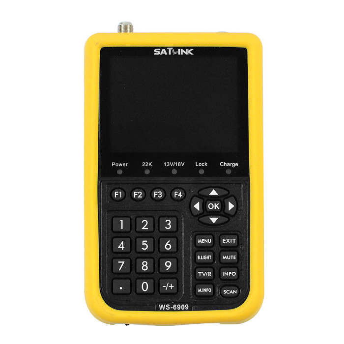 SATLINK WS-6909 satellite finder signal / satellite channel search instrument DVB-S.DVB-T