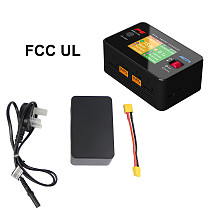HOTA P6 DC600W 15AX2 DC Dual Channel Smart Charger for Lipo LiIon NiMH Battery RC Parts with Mobile Service Charging