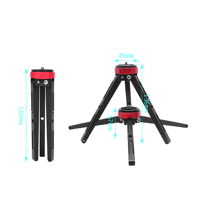 Universal Mini Tripod Stand 1/4'' Screw Smartphone Video Tripod for Gopro 10 9 for Insta 360 One R Action Camera Holder Monopod