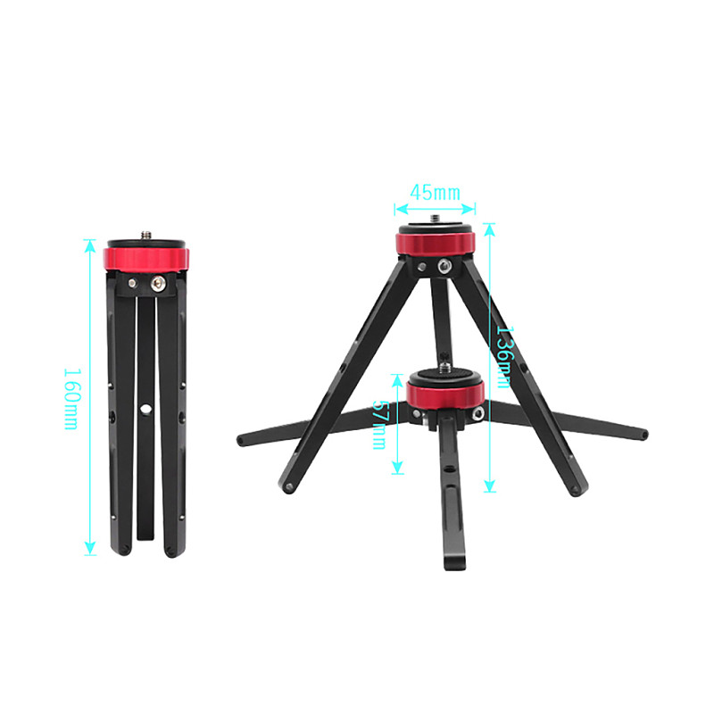 Universal Mini Tripod Stand 1/4'' Screw Smartphone Video Tripod for Gopro 10 9 for Insta 360 One R Action Camera Holder Monopod