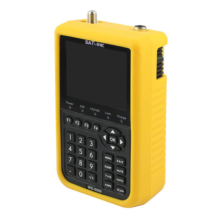 SATLINK WS-6909 satellite finder signal / satellite channel search instrument DVB-S.DVB-T