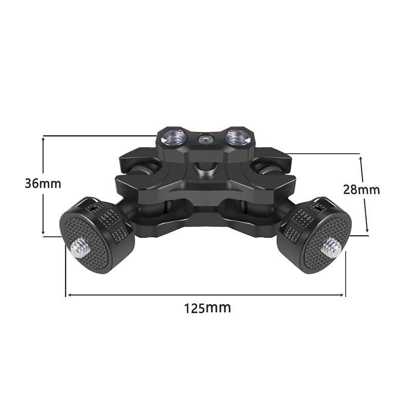 Upgrade Adjustable Angle Handle 1/4 Turn 1/4 Magic Arm Monitor Stand Universal SLR Cage Expansion Accessories for Sony ZV-E10 Fuji XT30 Protective Frame