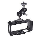 Aluminum Alloy Camera Cage Extreme Sports Anti-loose Design Magnetic Suction Folding Double-leaf Card For DJI Action 2 camera