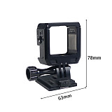 Rechargeable Aluminum Alloy Camera Cage Type-c Port For DJI Action 2 Main Camera