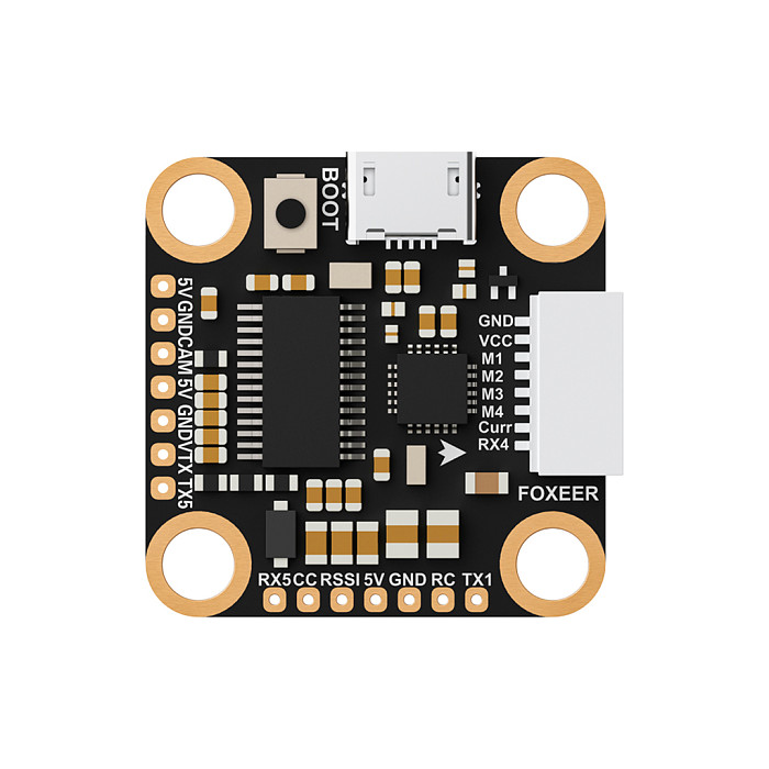 FOXEER F7 mini Flight Controller 722V3 FPV Remote Control 2-6S 5v 9v/3A X8 Size 30.5 for RC Drone Accessories