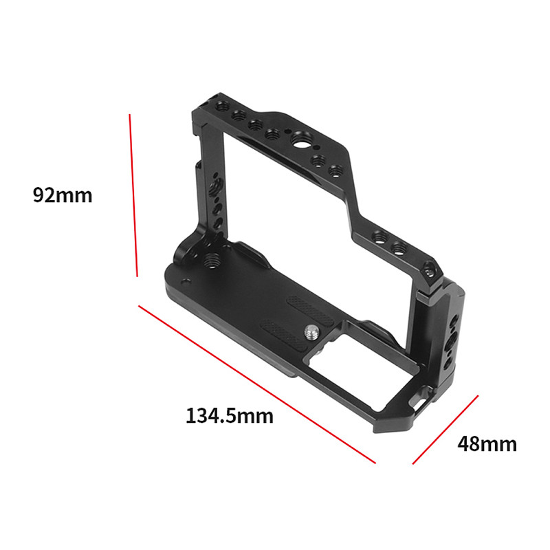 Aluminum Alloy X-E4 Camera Cage 3/8 Alai positioning to 1/4 Magic Arm Kit Extension Accessories  Protection Frame Bracket For Fuji X-E4 Universal  Monitor