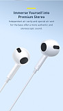 Baseus H17 3.5mm Wired Earphone with Microphone Wire-controlled in-ear Headphone For Music Sport In Ear Monitor Earbud Headset