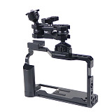 Aluminum Alloy X-E4 Camera Cage 3/8 Alai positioning to 1/4 Magic Arm Kit Extension Accessories  Protection Frame Bracket For Fuji X-E4 Universal  Monitor