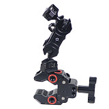Multifunctional Crab Claw Bracket Upgrade Anti-slip Anti-loosening Tactical Gimbal 3/8 Alai Positioning Turn 1/4 Magic Arm Kit For Sony/Nikon/Canon /SLR Cameras