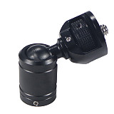 Mini Gimbal Holder CNC Made Aluminum Alloy Adjustment Adapter 1/4 Screw Suitable for DJI GOPRO10 Action Camera Tripod
