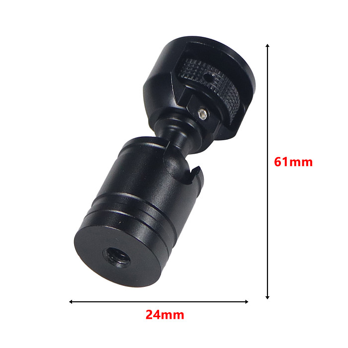 CNC Manufacturing Aluminum Anti-reverse Screw Positioning Adjust-Free Direct Rotation 1/4--20 Screw Holes