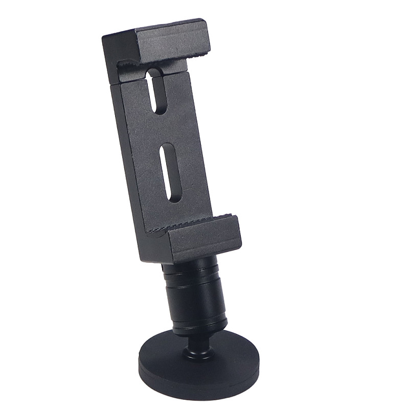 Mini magnetic suction gimbal mobile phone clip CNC manufacturing aluminum alloy 360 degree sphere adjustment free adjustment