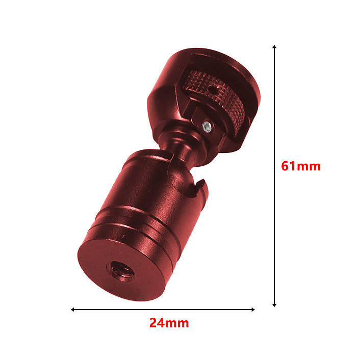 CNC Manufacturing Aluminum Anti-reverse Screw Positioning Adjust-Free Direct Rotation 1/4--20 Screw Holes