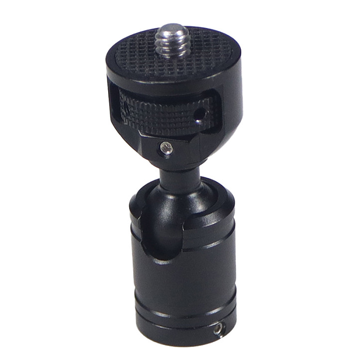 Mini Gimbal Holder CNC Made Aluminum Alloy Adjustment Adapter 1/4 Screw Suitable for DJI GOPRO10 Action Camera Tripod